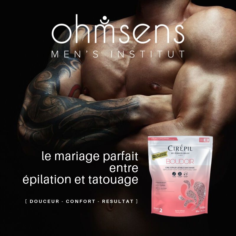 épilation et tatouage